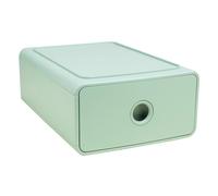 Exacompta Module de classement Tiny Box 1 tiroir Autentik - Format A5+ Vert sauge