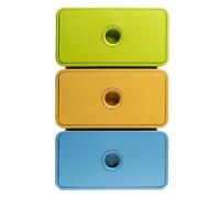 Exacompta - Réf. 315909D - 1 Module de classement Tiny Box 1 tiroir Pop N'Co superposable - Dimensions extérieures : Profondeur 19 x largeur 26,5 x Hauteur 10 cm - Couleurs aléatoires