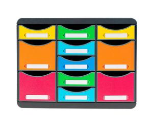 EXACOMPTA Moule de classement Storebox Multi 11 tiroirs Iderama - Arlequin