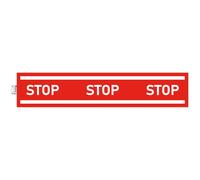 EXACOMPTA Panneau PP adhésif antidérapant Bande stop 100 cm - Rouge