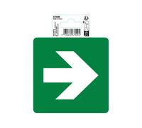 EXACOMPTA Panneau PP adhésif antidérapant Flèche 10cm - Vert