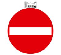 EXACOMPTA Panneau PP adhésif antidérapant Sens interdit 20 cm - Rouge