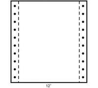 Exacompta Papier Listing 240 x 305 mm Blanc 3 plis autocopiants : 56+53+57g/m² - Carton de 1000 Feuilles