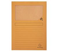 Exacompta chemises à fenêtre FOREVER – paquet 100 – Orange
