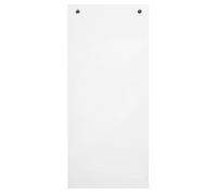 EXACOMPTA Paquet 100 fiches intercalaires horizontales unies perforées - 105x240mm - Blanc