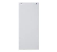 EXACOMPTA Paquet 100 fiches intercalaires horizontales unies perforées Forever - 105x240mm - Blanc