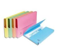Exacompta Paquet 50 Chemises À Poche Super En Carte 210g. Coloris Bulle