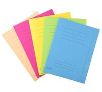 Exacompta Paquet de 50 chemises Foldyne Forever® 100% recyclé imprimées assorties