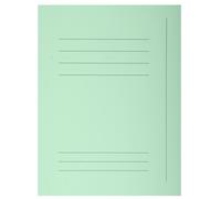 EXACOMPTA Paquet 50 chemises imprimées 3 rabats SUPER 210 - 24x32cm - Vert clair