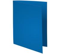 EXACOMPTA Paquet de 100 chemises Flash 220 teintes vives coloris bleu foncé, format 320x24 cm