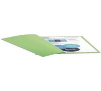 Exacompta Paquet de 100 chemises Foldyne 250 carte recyclée 240 grammes coloris vert pré