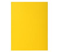 EXACOMPTA Paquet de 100 chemises Rock's en carte 210 g, coloris jaune