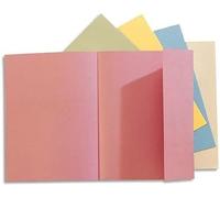 EXACOMPTA Paquet de 100 chemises Rock's en carte 210 g, coloris rouge