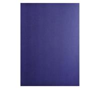 EXACOMPTA Paquet de 100 couvertures Grain toilé pour reliure A4 - Bleu foncé