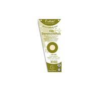 Exacompta Fiches intercalaires trapézoïdales Forever – Paquet 100 unies perforées 105 x 240 mm Ivoire