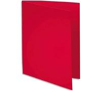Exacompta Sous-chemises ROCK'S 80 – Paquet de 100, 80 g/m², 22×31 cm PEFC – Framboise