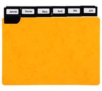 Exacompta Paquet de 24 guides alphabétiques onglets métalliques en largeur 105x148mm