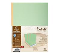 EXACOMPTA Paquet de 25 chemises à dos toilé 300 g dos 3cm 24x32cm Vert