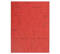 EXACOMPTA paquet de 25 dossiers de procédure, rouge