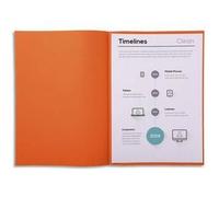 Exacompta - Réf. 850007E - Carton de 5 paquets de 250 sous-Chemises SUPER 60 g/m2 aux Couleurs Pastel - sous Chemises Certifiées PEFC - Dimensions 22 x 31 cm pour Format A4 - Couleur Orange