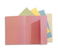 Exacompta Paquet De 50 Chemises 1 Rabat Bahia En Carte 220 Grammes Assortis Vif