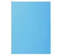 EXACOMPTA Paquet de 50 chemises 2 rabats SUPER 210 - 24x32cm - Bleu clair