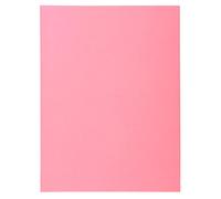 EXACOMPTA Paquet de 50 chemises 2 rabats SUPER 210 - 24x32cm - Rose