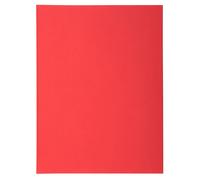 EXACOMPTA Paquet de 50 chemises 2 rabats SUPER 210 - 24x32cm - Rouge