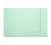 Paquet De 50 Chemises 2 Rabats Super 250 24x32cm Vert Clair