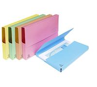 Exacompta Chemises à poche Nature Future – Carte Jura 220 g – Paquet 50 assortis pastel