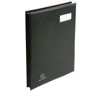 EXACOMPTA Parapheur Expansé couverture expansé, système fixapage - 24 compartiments - Vert foncé