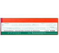 Exacompta Piqûre 25x38cm Comptabilité Associations Journal des Recettes Dépenses 80p