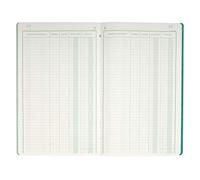 Exacompta Livre d'inventaire piqûre 32 x 19,5 cm – 31 lignes, 80 pages