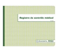 Exacompta Piqûre Contrôle médical 240 x 320 mm 60 pages