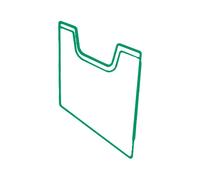 EXACOMPTA Plaque de recouvrement A4 vertical - Vert bouteille