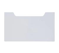 EXACOMPTA Plaque de recouvrement horizontal A4 - Gris lumière