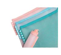 EXACOMPTA Pochette à fermeture éclair en plastique souple Chromaline pastel - A5 - Couleurs assorties