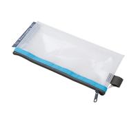 EXACOMPTA Pochette à fermeture éclair en plastique souple - Couleurs assorties