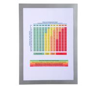 EXACOMPTA Pochette d'affichage magnétique A4 - Argent