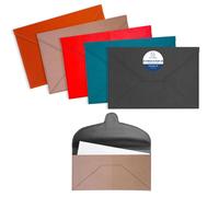 EXACOMPTA Pochette enveloppe Odyssée - Couleurs assorties