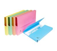 Exacompta Pochettes SUPER carte 210g/m² - Assorties pastel - Lot de 50