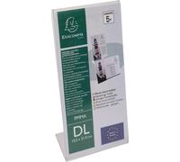 Exacompta Porte-brochures 83058D PMMA DIN long