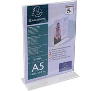 Exacompta Porte-brochures 85158D Forme en T PMMA A5