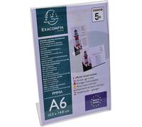 Exacompta Porte-brochures 86058D PMMA A6