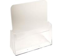 EXACOMPTA Porte-brochures de table A4 vertical 1 compartiment transparent
