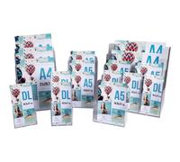 EXACOMPTA Porte-brochures de table A5 vertical 1 compartiment transparent