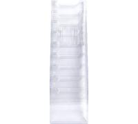 Exacompta Porte-brochures mural 64858D A4 vertical 8 compartiments transparent