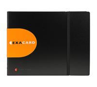 EXACOMPTA Porte cartes de visite Exacard à pochettes détachables 240 cartes Exactive® - 20x25cm - Noir
