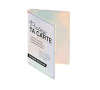 Exacompta Porte-cartes Iris 7 x 10 cm PVC transparent holographique pack de 5