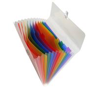 EXACOMPTA Porte-documents Crystal 13 compartiments transparent 330 x 250 mm
